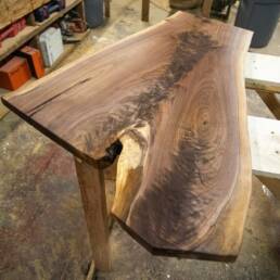 real antique wood Black Walnut with Osmo social
