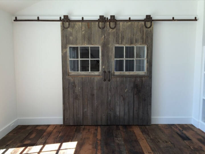 real antique wood barn doors full 8