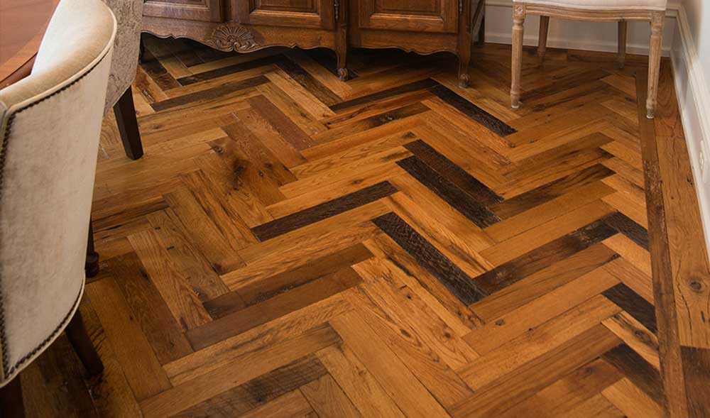 real antique wood reclaimed flooring creative