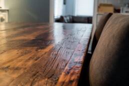 Real Antique Wood Custom Wood Table
