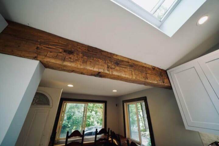 antique wood beams