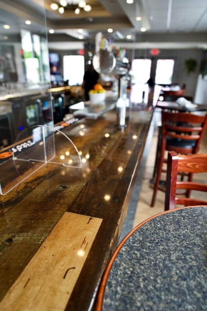 Reclaimed Wood Floors & Counter Top for NJ Tavern | Real Antique Wood