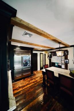 Hand Hewn Beams & Fireplace Mantels for NJ Home
