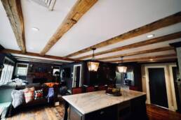 Hand Hewn Beams & Fireplace Mantels for NJ Home