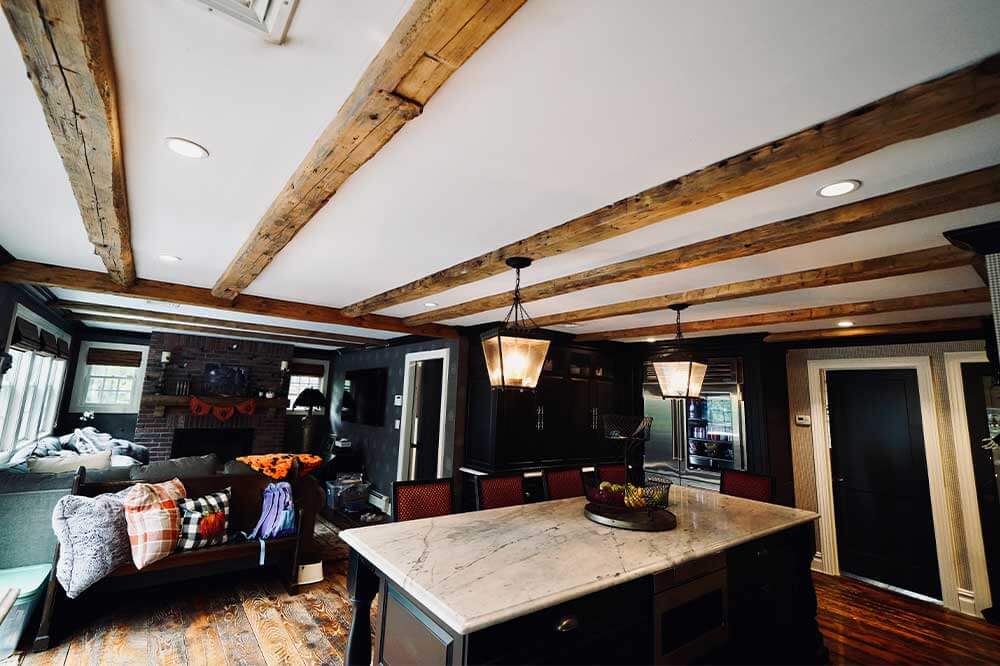 Hand Hewn Beams & Fireplace Mantels in Leonia, NJ | Real Antique Wood