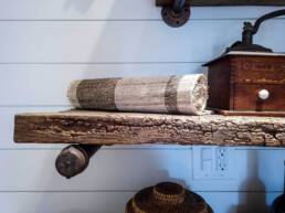 Custom Reclaimed Wood Wet Bar for NJ Home