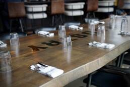 Custom Live Edge Wood Table by real antique wood